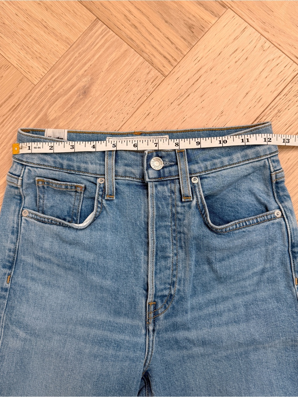 Frank & Eileen Monaghan Jeans in Light Blue Wash - Picture 5 of 8
